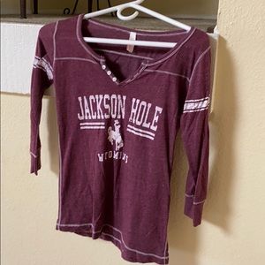 Baseball style top